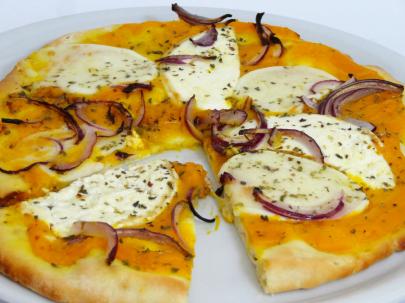 Pizza de Calabaza con queso de Cabra