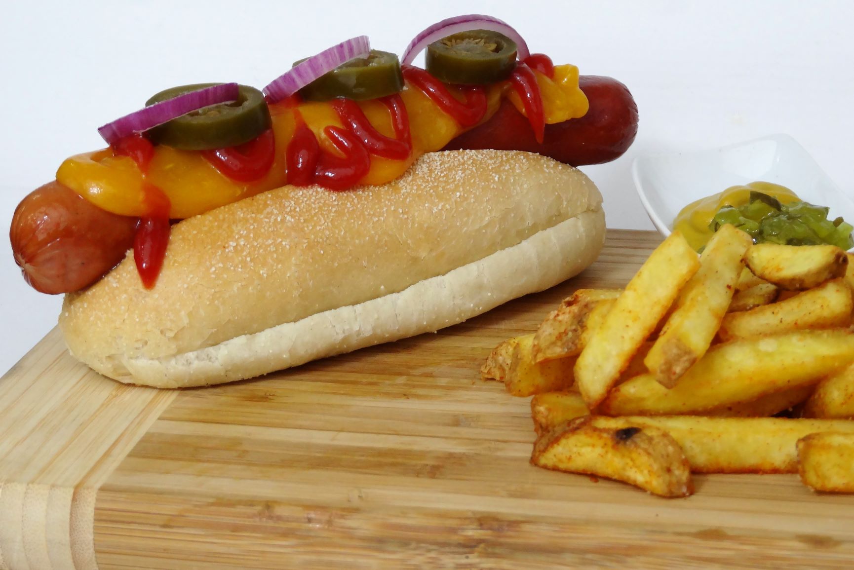 Pan de Perrito estilo Chicago con Semolina y semicortado -15 cm -65 gr