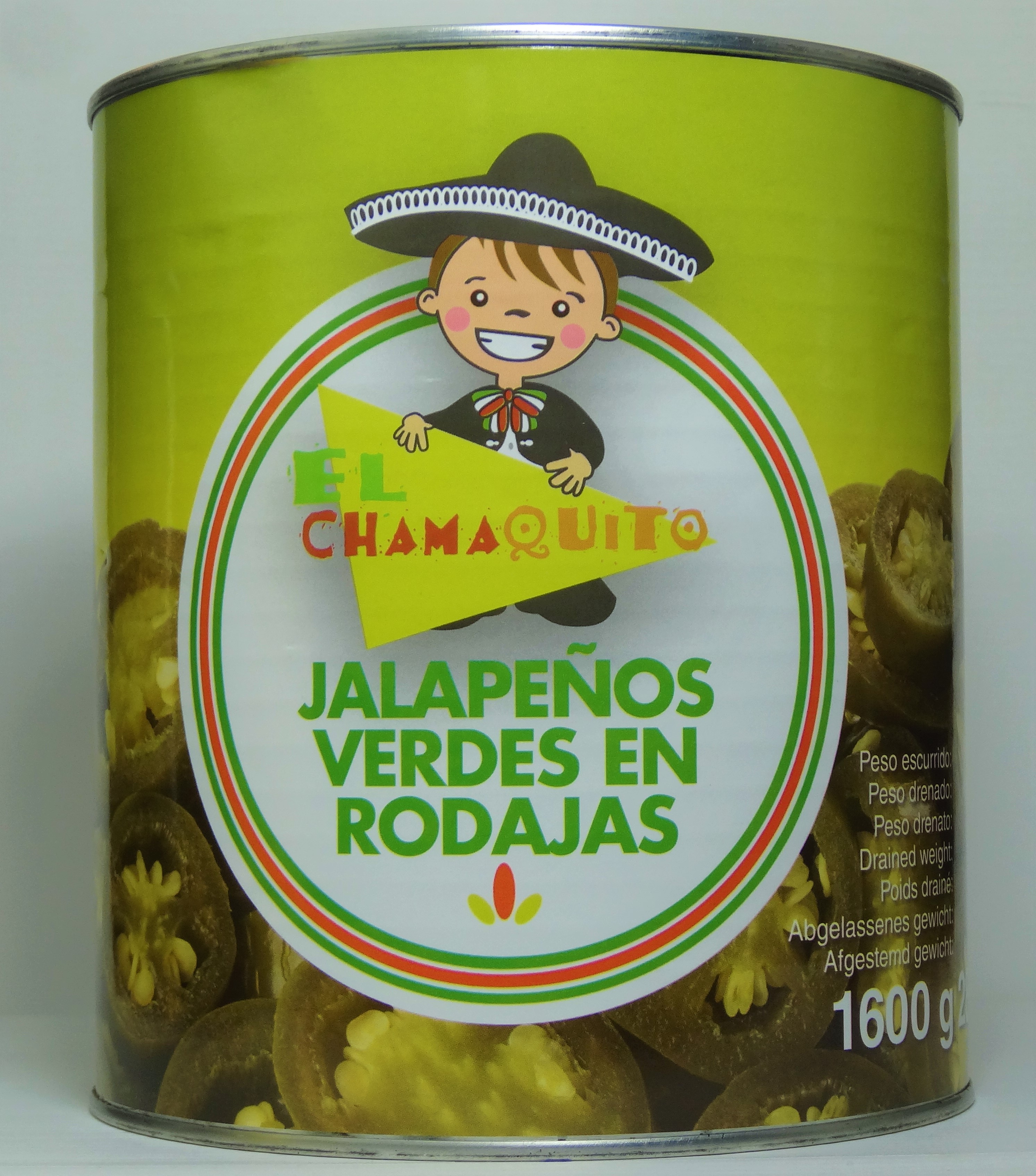 Chile Jalapeño Rodajas Verde 