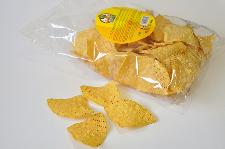 Nachos Fritos Triangulares Gigante Natural 1/4 400g