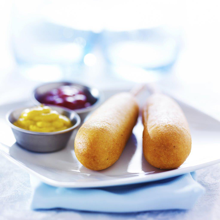 Corn Dog 50gr  Salchicha rebozada en patata y maiz