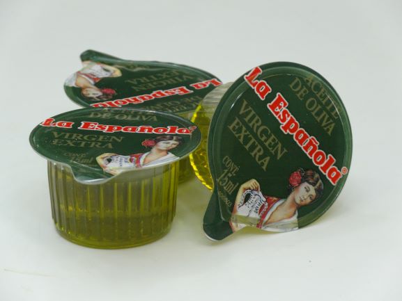 Aceite de Oliva Virgen Extra. Tarrina individual. La Española 15ml